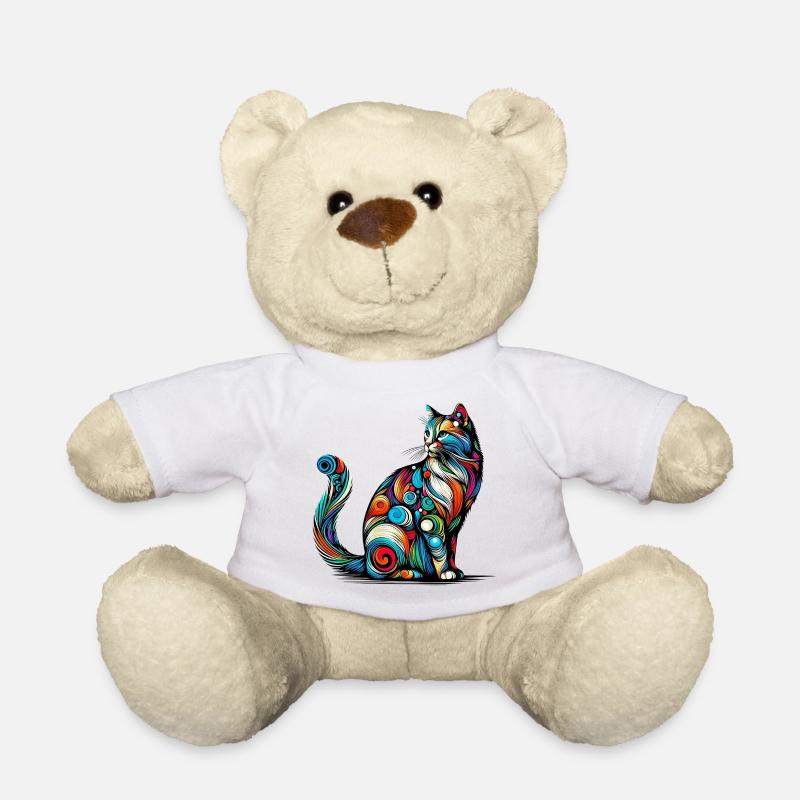 Katze - Teddy - Weiß