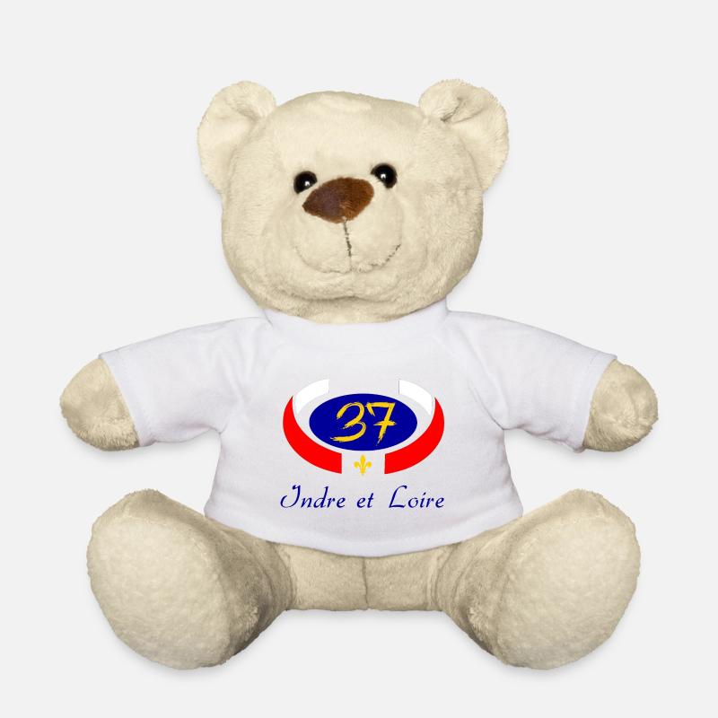 Indre et loire - Nounours - blanc