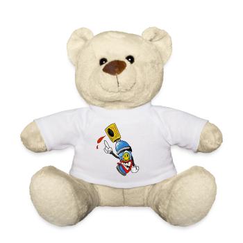 Sprühdose Graffiti Kumpel - Teddy - Weiß - Vorne