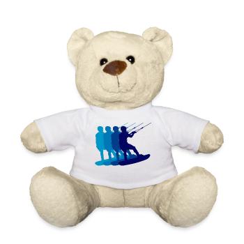 Stunt Wakeboard Surf Sports nautiques Wakesurf - Nounours - blanc - Devant