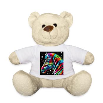 Zebra - Teddy - Weiß - Vorne
