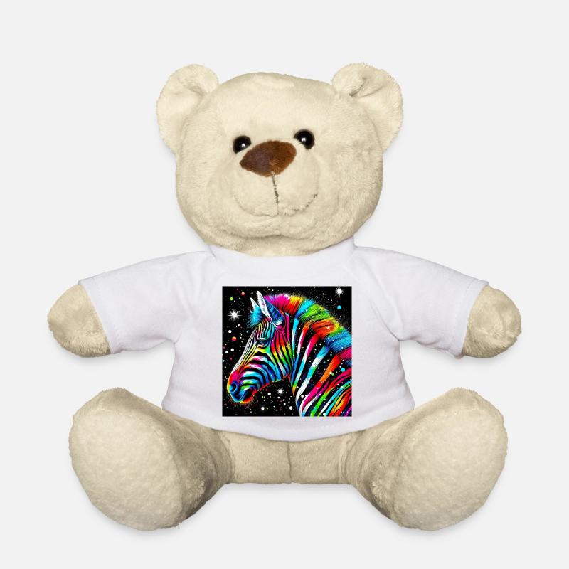 Zebra - Teddy - Weiß