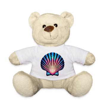 Jakobsmuschel-Schale - Teddy - Weiß - Vorne