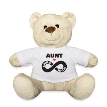Cadeau pour la chemise Dear Aunt Heart - Nounours - blanc - Devant