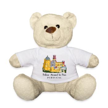 Portugal, Palacio da Pena, Sintra Handzeichnung - Teddy - Weiß - Vorne