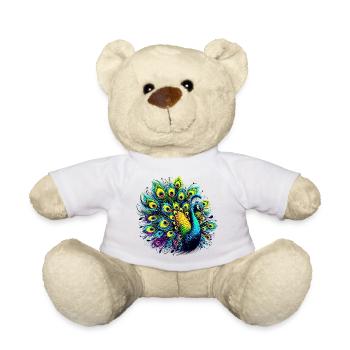 Pfau - Teddy - Weiß - Vorne