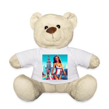 Vivid Pinup Bike in Skyline - Teddy Bear - white - Front