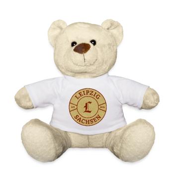 Leipzig Saxon Emblem Vintage - Teddy Bear - white - Front
