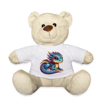 Dragon - Teddy Bear - white - Front