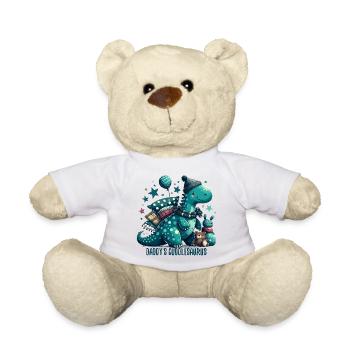 Daddy’s Cuddlesaurus Kuschel-Dinosaurier Geschenk - Teddy - Weiß - Vorne