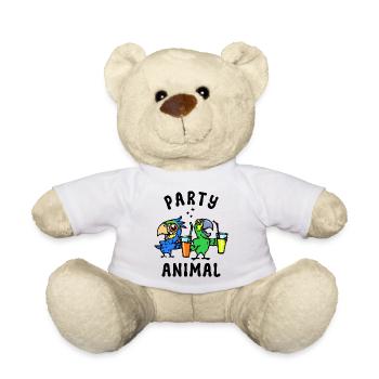 Africa Statement Papagei Tier Vögel Tierliebhaber - Teddy - Weiß - Vorne