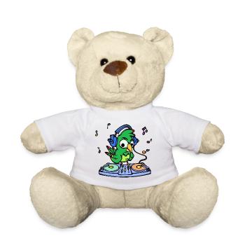 Animal Lover, Parrot, Pet, Bird, Zoo, Animal - Teddy Bear - white - Front