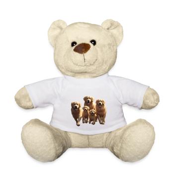 Golden Retriever Pack Parade - Nounours - blanc - Devant