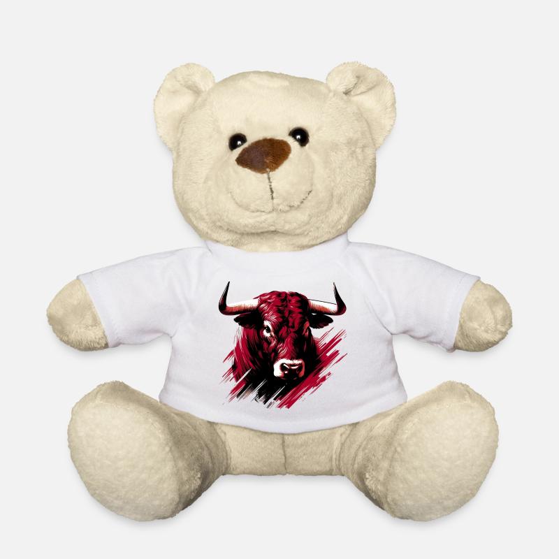Taureau - Nounours - blanc