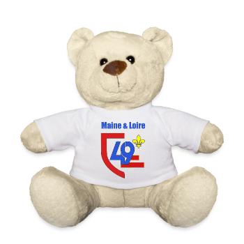 Maine et loire - Nounours - blanc - Devant