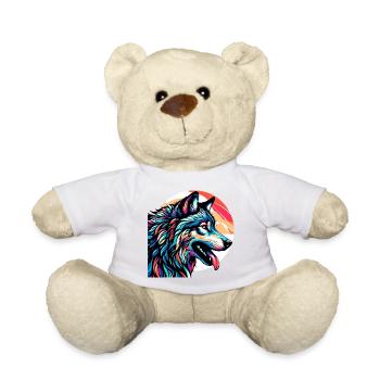 Wolf - Teddy - Weiß - Vorne