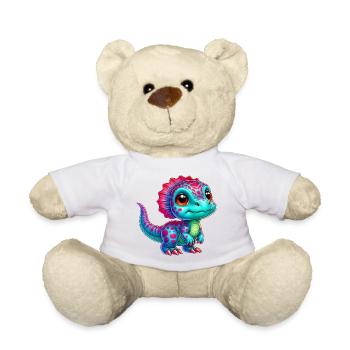 Dinosaurier - Teddy - Weiß - Vorne