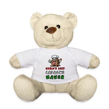 La meilleure machine à lasagnes au monde - Nounours - blanc - Devant