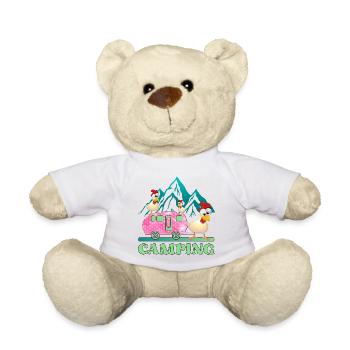 Camping Enfants Poules - Nounours - blanc - Devant