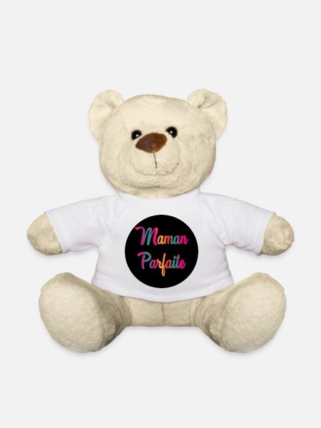 BONNE FÊTE MAMAN. MAMAN - Nounours - blanc