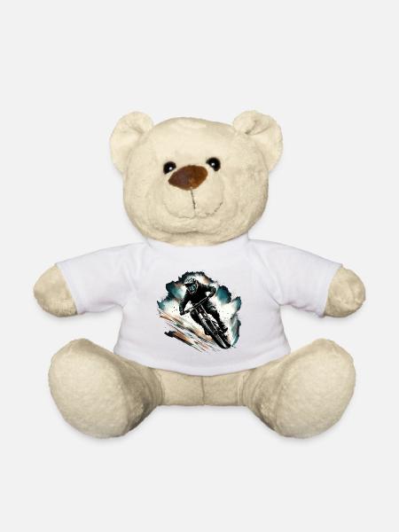 VTT VTT VTT Vélo de montagne cadeau - Nounours - blanc