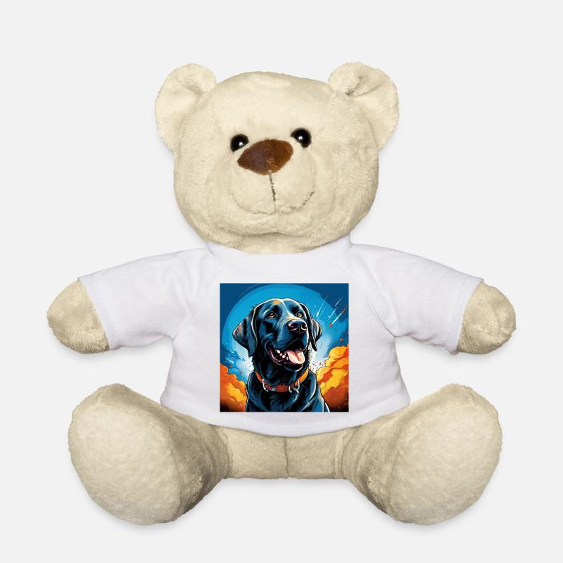 Popartlabrador - Teddy - Weiß