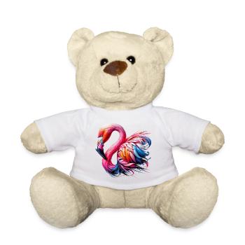 Flamant - Nounours - blanc - Devant