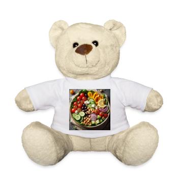 Delicious Mediterranean Salad - Teddy Bear - white - Front
