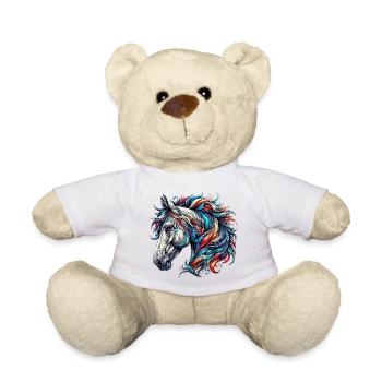 Horse - Teddy Bear - white - Front