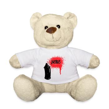 Spraydose Strassenkunst Wildstyle Graffiti Kunst - Teddy - Weiß - Vorne