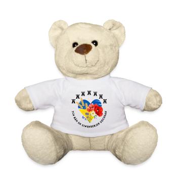 Siebenbürger Sächsinnen - Sochsan - florales Desig - Teddy - Weiß - Vorne