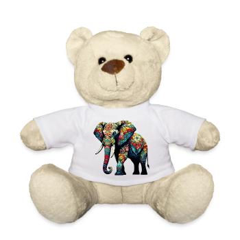 Elefant - Teddy - Weiß - Vorne