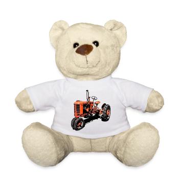 Case VAC Tractor - Teddy Bear - white - Front
