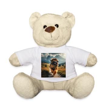 Leonberger Art - Teddy Bear - white - Front