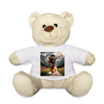 Leonberger Art - Teddy Bear - white - Front