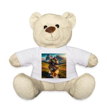 Leonberger Art - Teddy Bear - white - Front