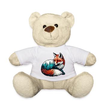 Renard - Nounours - blanc - Devant