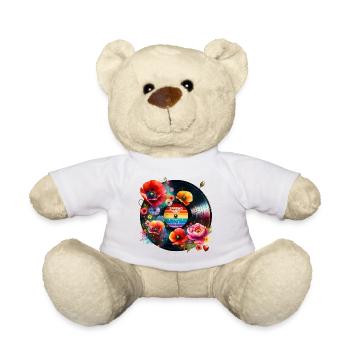 Ambiance printanière - Nounours - blanc - Devant