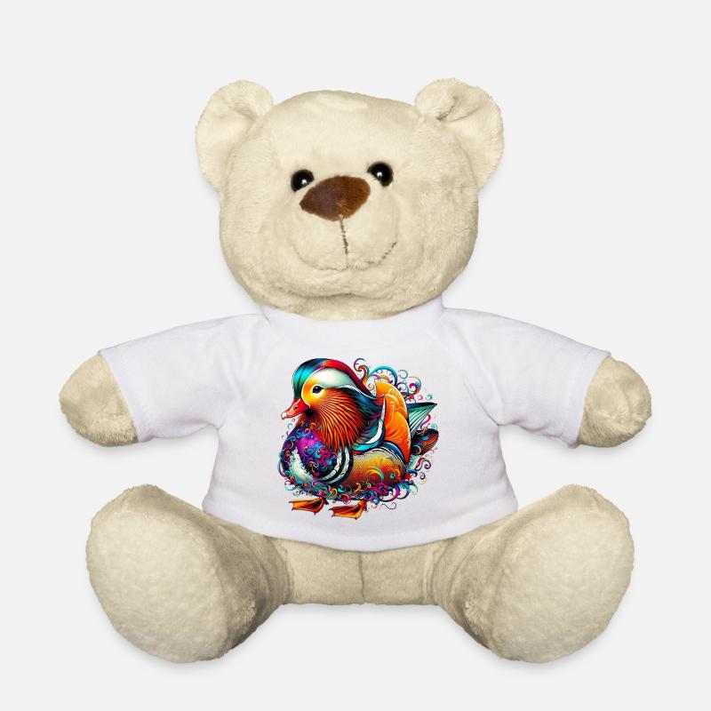 Mandarinente - Teddy - Weiß
