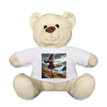 Musicienne celtique - Nounours - blanc - Devant
