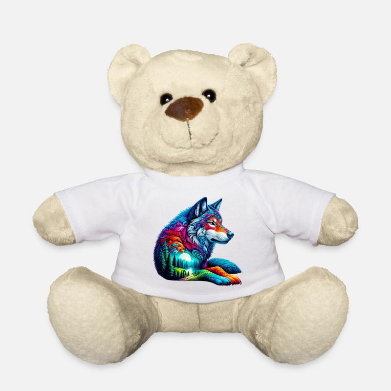 Wolf - Teddy - Weiß