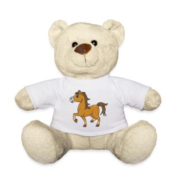 Brauner - Teddy - Weiß - Vorne