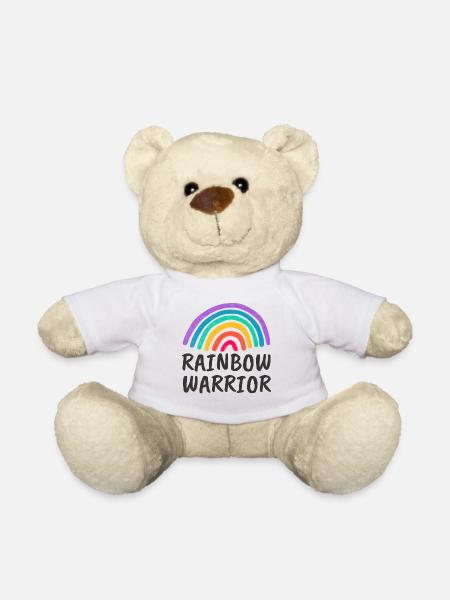 Rainbow Warrior - Teddy - Weiß
