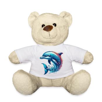 Delfin - Teddy - Weiß - Vorne