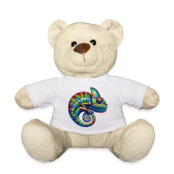 Chameleon - Teddy Bear - white - Front