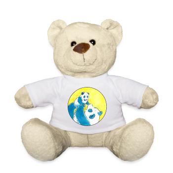 Panda Bear Love - Teddy Bear - white - Front