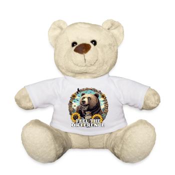 Bear Sunflower Seeds Sunflower Seeds Gift - Teddy Bear - white - Front