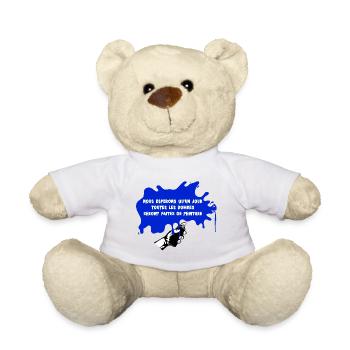 Toutes les bombes faites de peinture - Nounours - blanc - Devant