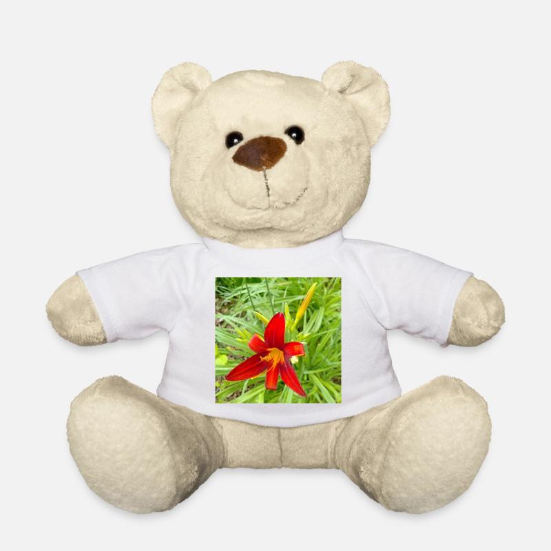 FIRE LILY - Teddy Bear - white