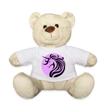 Einhornsegen Lavendel - Teddy - Weiß - Vorne